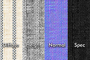 Striped Fabric Texture Pack, a Textures & Material 3D Model by 6BIT Creative (Thumbnail 11 of 13)