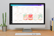 2024 Digital Planner | Canva PLR, a Branding & Logo Template by Designs by Darowan (Thumbnail 8 of 10)