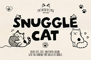 Snuggle Cat – Font Duo, a Handwritten Font by cocodesign (Thumbnail 1 of 8)