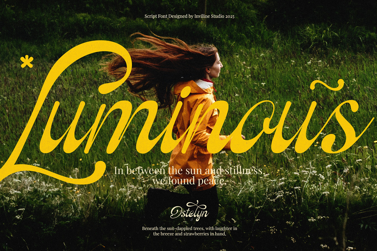Ostelyn – Elegant Script Font, a Script Font by Inviline.co (Photo 9 of 15)