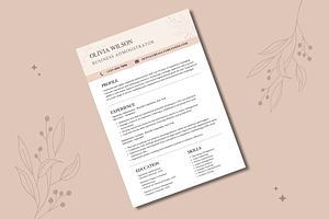 Minimalist Resume Templates Canva