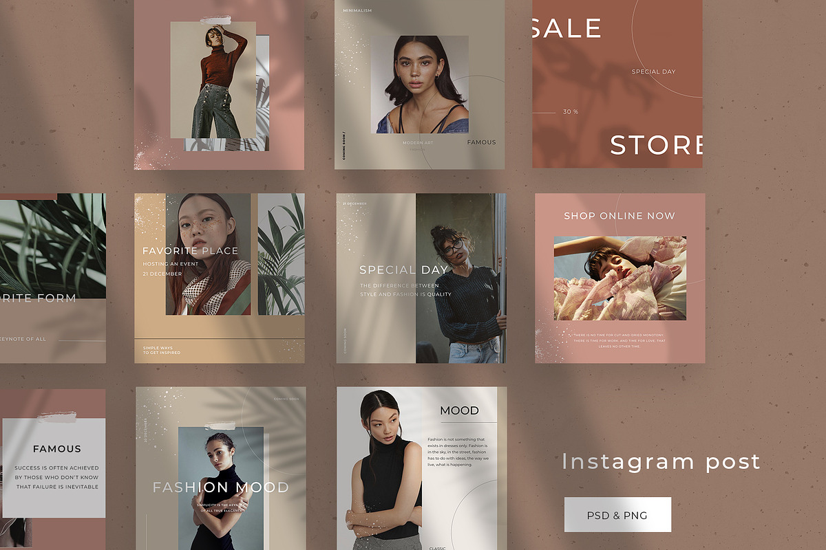 Famous Instagram Template, a Social Media Template by Digital Breath templates (Photo 2 of 4)