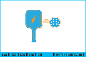 Custom Pickleball Vector Design, a Sport Illustration by Handy Arts Studio