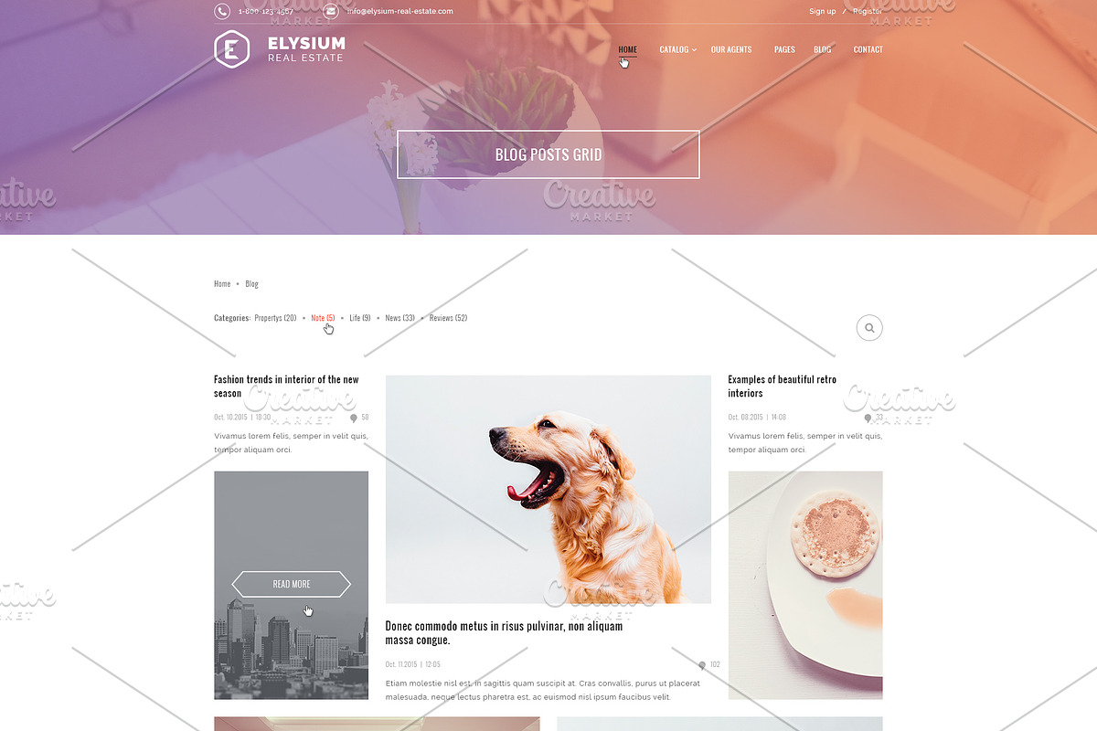 Elysium - Real Estate PSD Template, a Websites & App Template by ArtStyles (Photo 28 of 29)