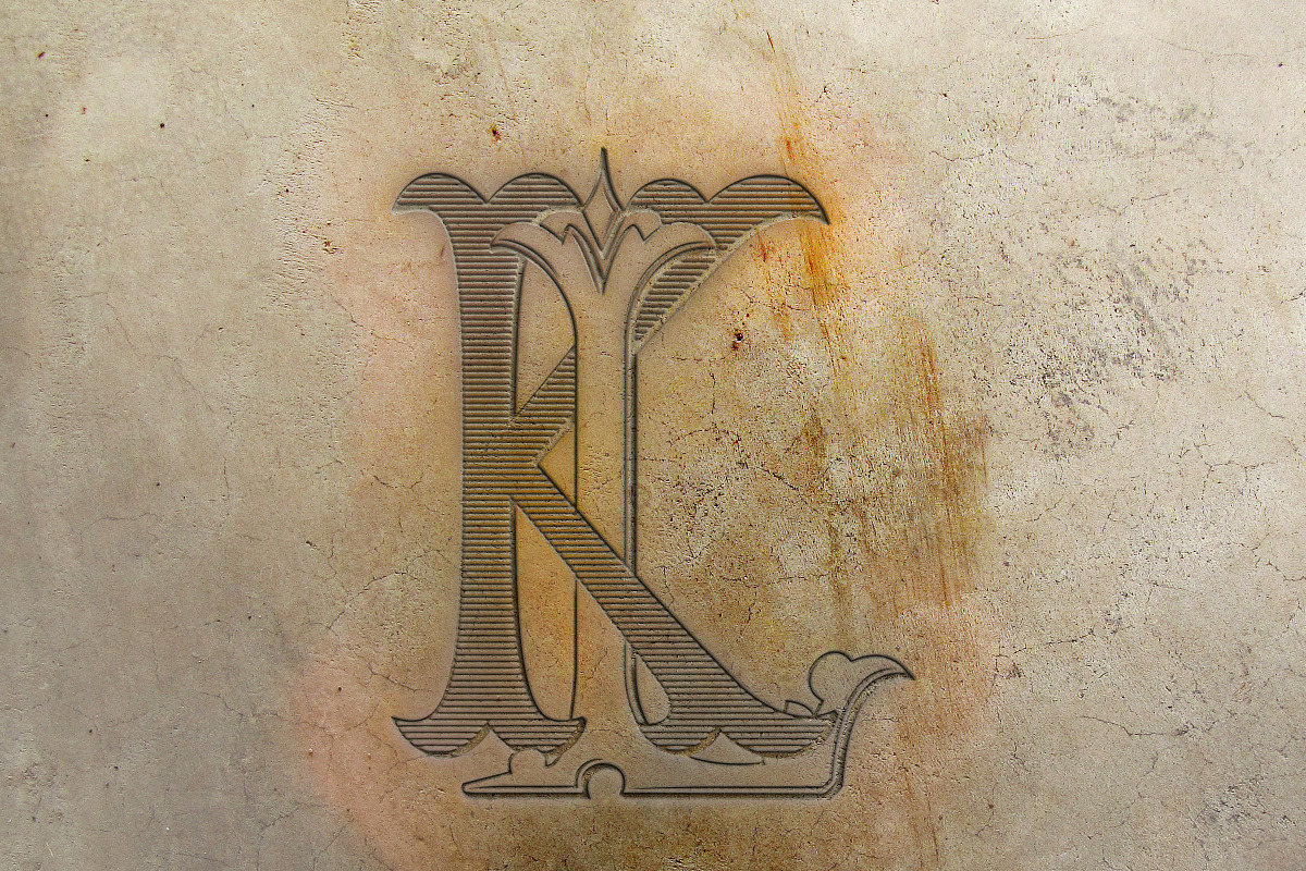 KL Monogram LK Monogram, an Illustration by Shuler Studio