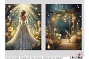 Boho Vintage Wedding JPG Papers, a Wallpaper Graphic by EdeniaArtStudio (Thumbnail 7 of 7)