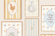 Cottagecore Clipart, Frames, Prints, a Decorative Illustration by whiteheartdesign (Thumbnail 16 of 34)