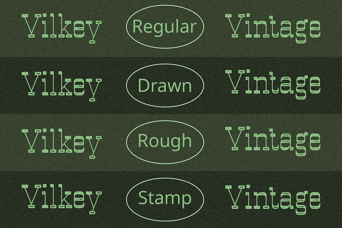 Vilkey Vintage, a Serif Font by Craft Supply Co. (Photo 2 of 8)