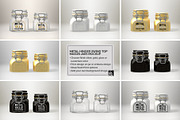 Hinged Swing Top Metal Jars Mockup, a Product Mockup by INCDesign (Thumbnail 2 of 7)