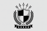 Royal Shield Logo Template Vector, an Illustration by Amazin_art (Thumbnail 12 of 16)