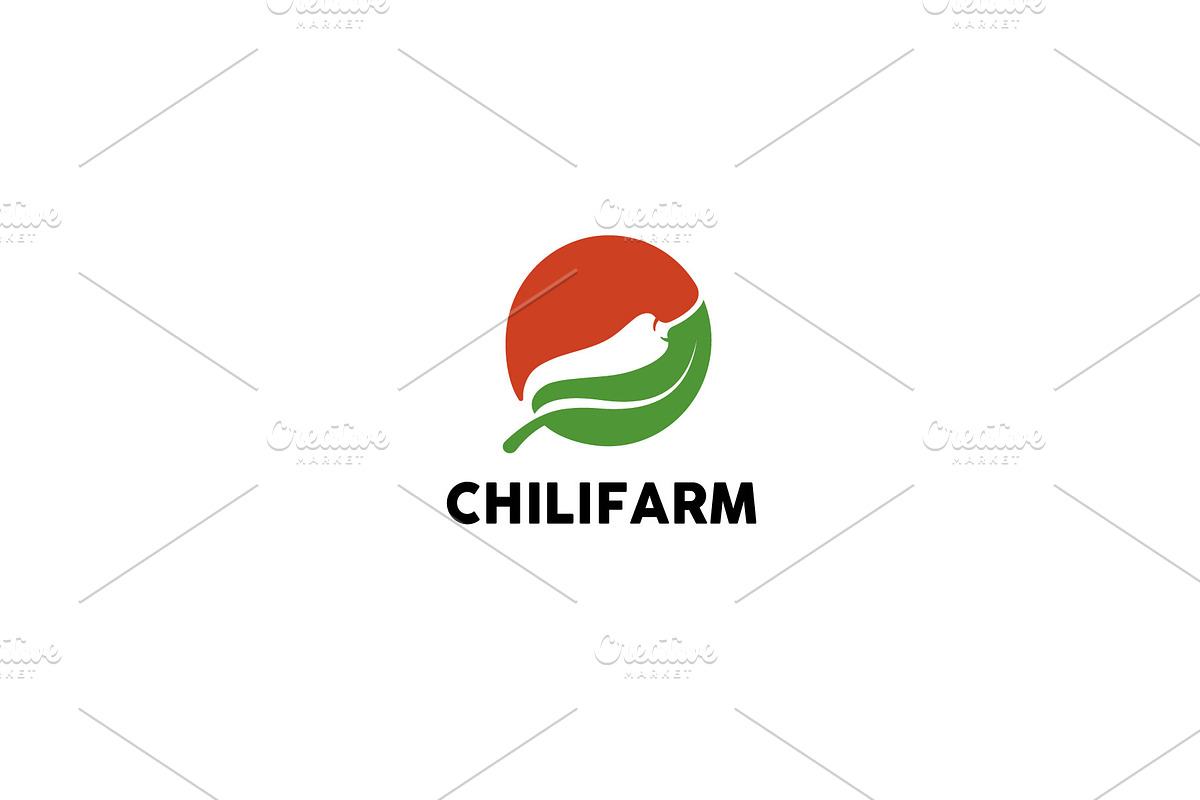 chili farm logo, a Branding & Logo Template by Mariyana (Photo 2 of 2)