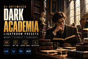 Dark Academia Lightroom Presets, a Preset Add-On by AAA Presets (Thumbnail 1 of 16)