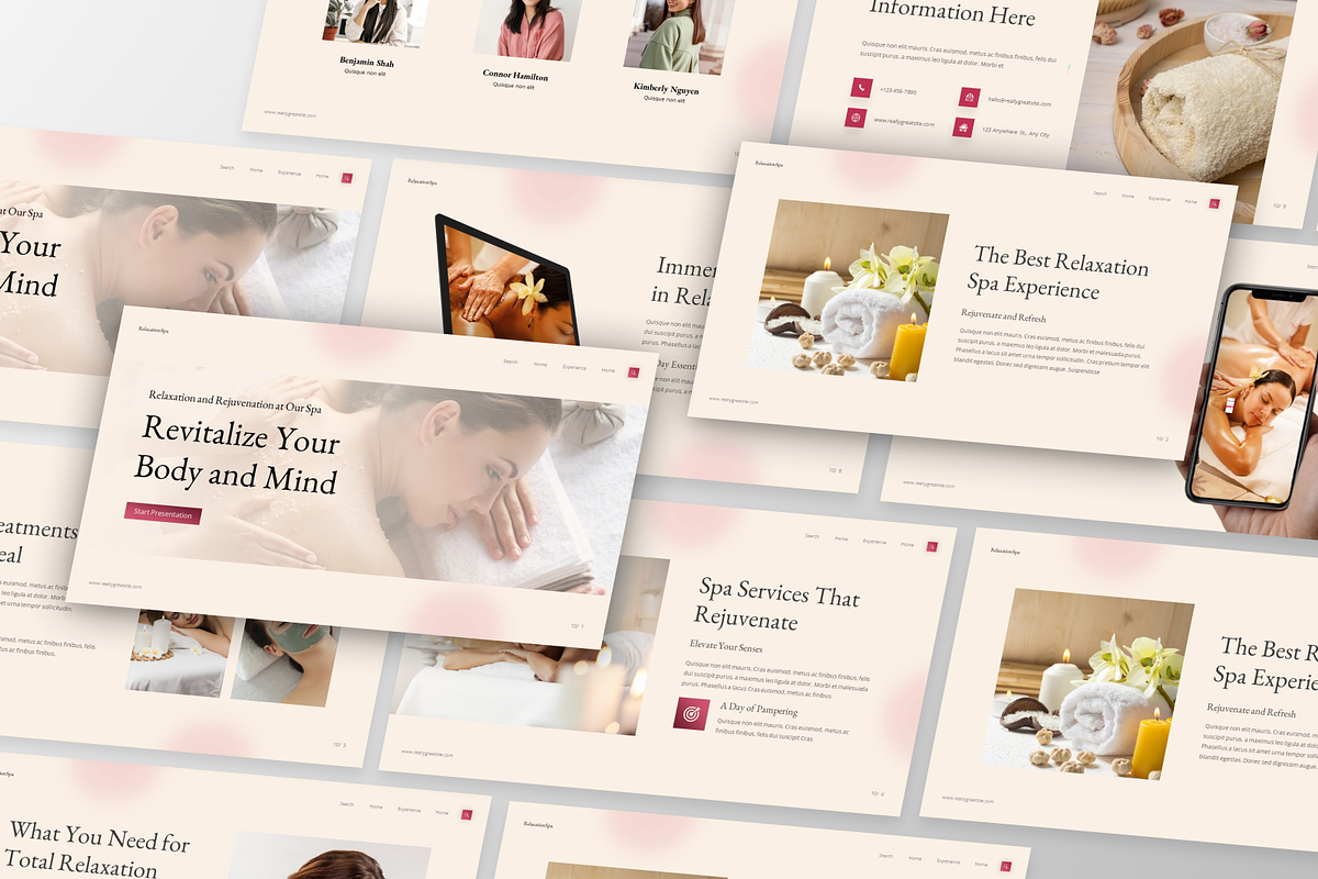 RelaxationSpa - Spa Keynote Template, a Presentation Template by GraphauseProject (Photo 2 of 6)