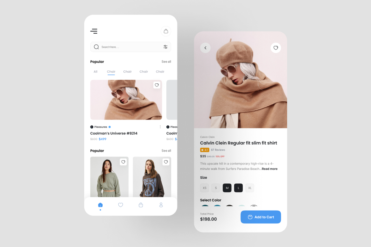TANO - Fashion App UI Kit, an UI Kit Template by iDoodle Studio (Photo 3 of 3)