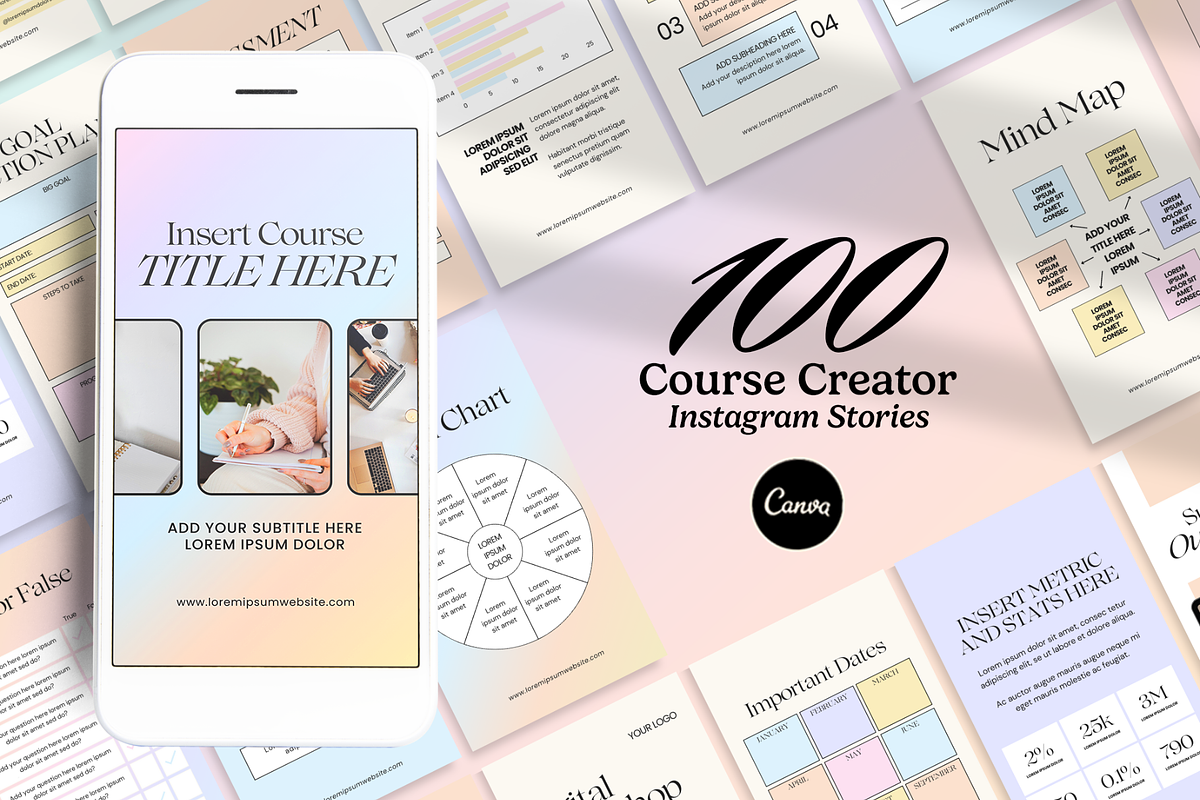IRIS Course Creator Instagram Story, a Social Media Template by Creatif Foundry (Photo 1 of 8)