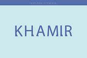 KHAMIR, a Sans Serif Font by khalwa.studio (Thumbnail 1 of 5)