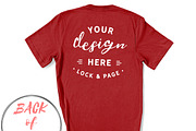 Back Of T-Shirt BC3001 Mockup Bundle, a Shirt Mockup by lock and page (Thumbnail 16 of 88)