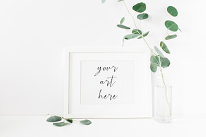 White Frame Mockup