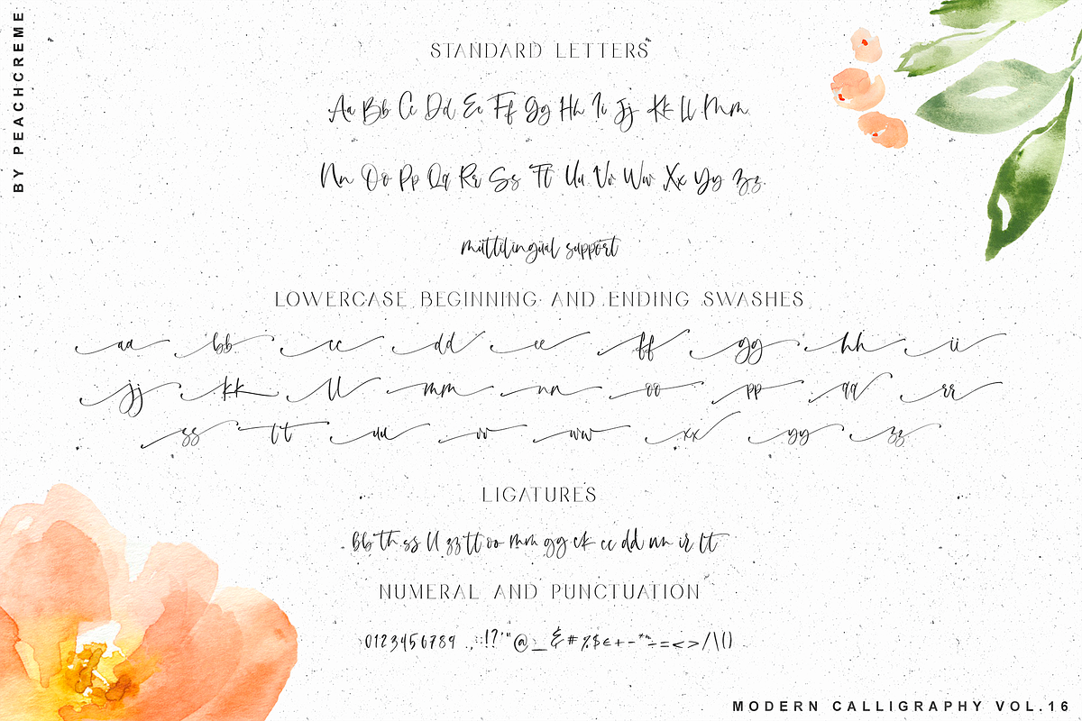Bonjour // Modern Calligraphy, a Handwritten Font by PeachCreme (Photo 22 of 27)