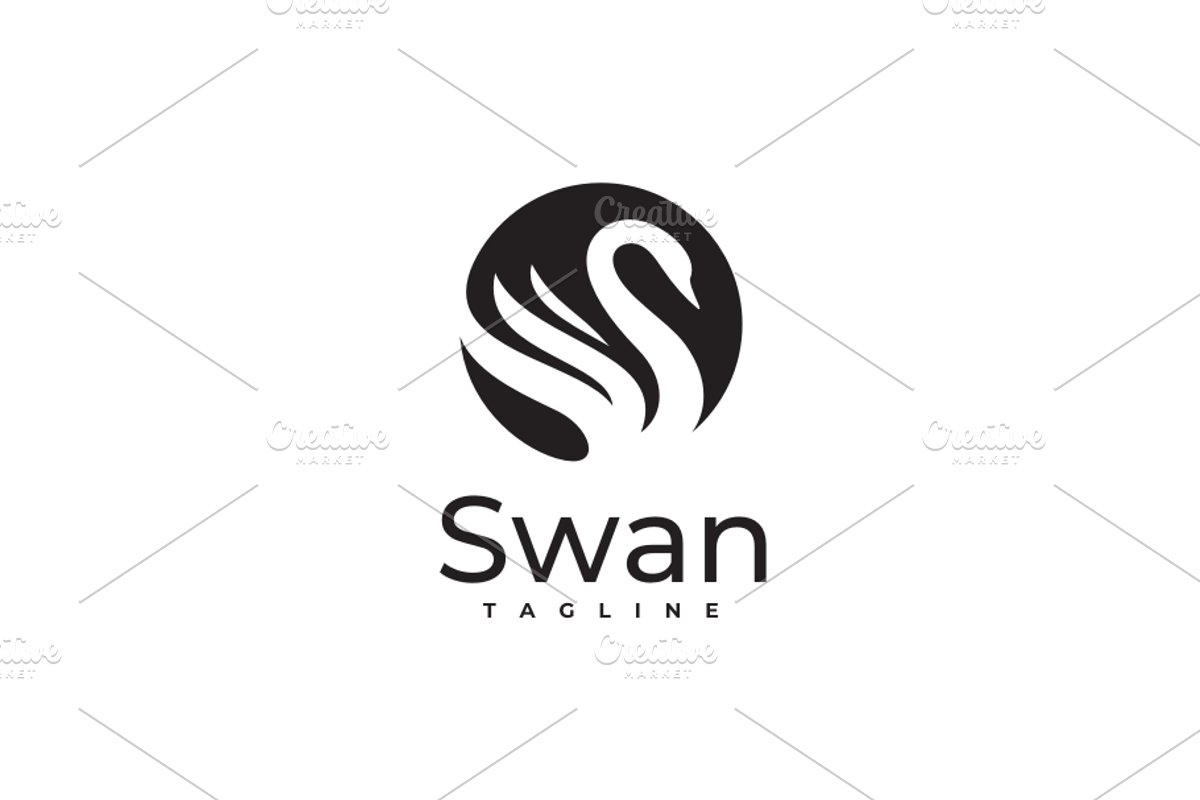 Swan Logo Template, a Branding & Logo Template by johnkent (Photo 3 of 3)