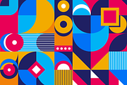 Abstract vector geometric background, a Background Graphic by Getalo Viktoriia (Thumbnail 5 of 15)