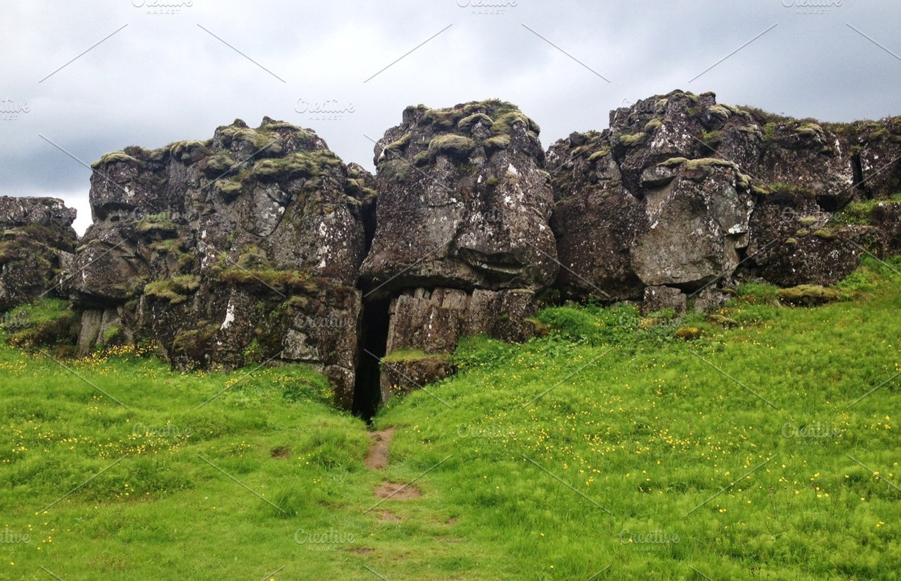 Icelandic landscape featuring iceland, icelandic, and nature, a Nature Photo by Topographically