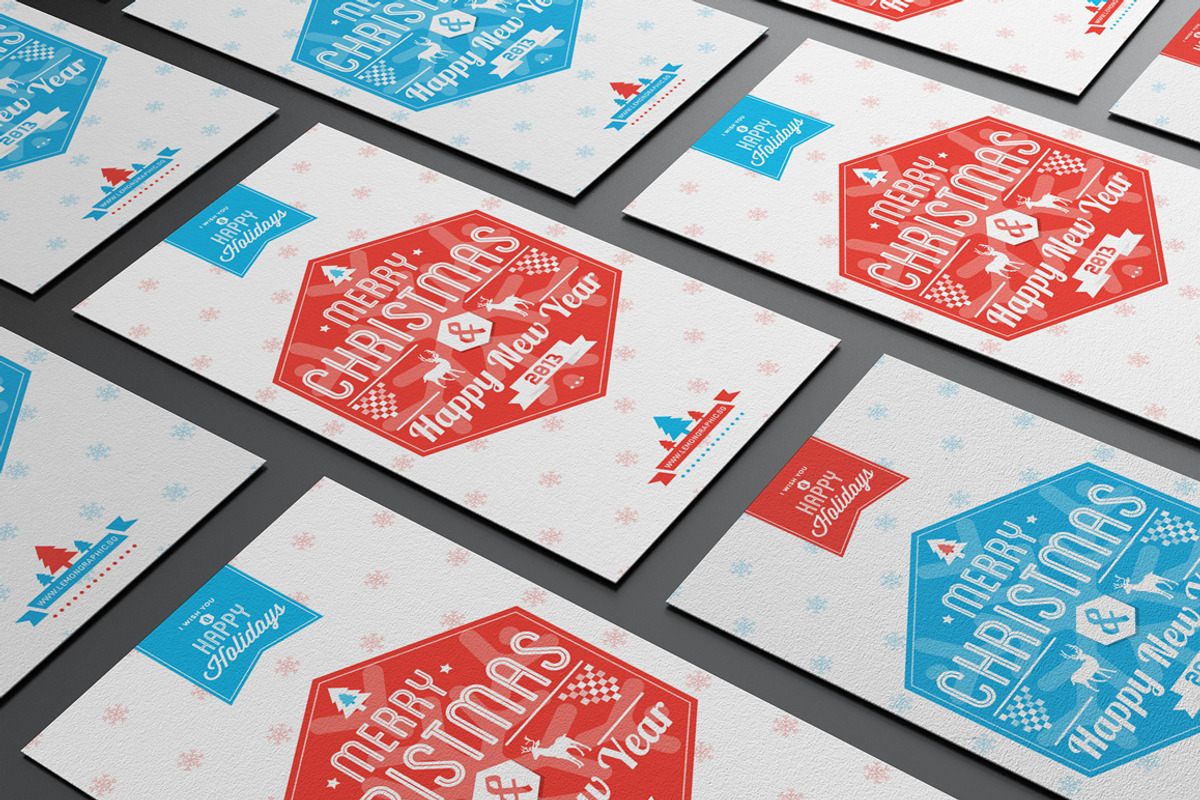 Christmas Card, a Card Template by www.lemongraphic.design (Photo 1 of 4)
