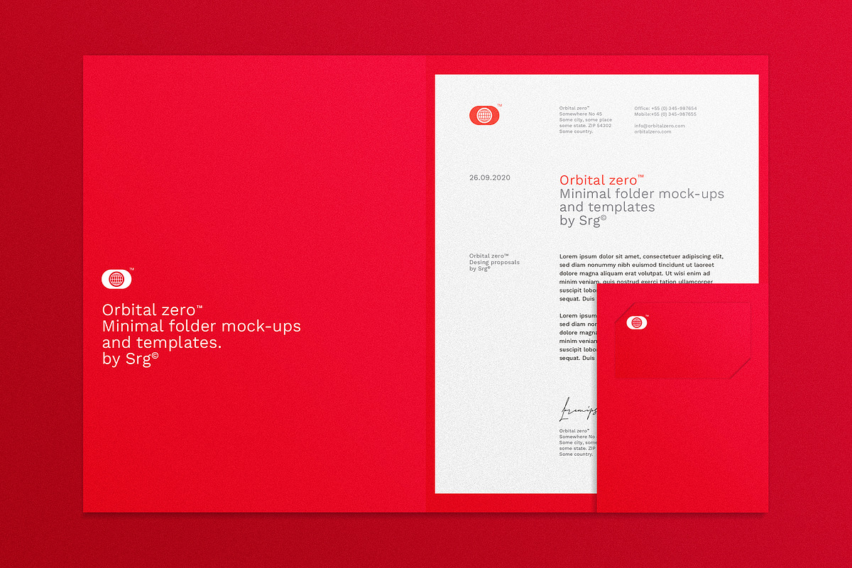 20 folder mock-ups & templates, a Product Mockup by Srg® (Photo 3 of 21)