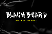 Black Beard - Blackletter Font, a Blackletter Font by Mightyfire (Thumbnail 1 of 4)