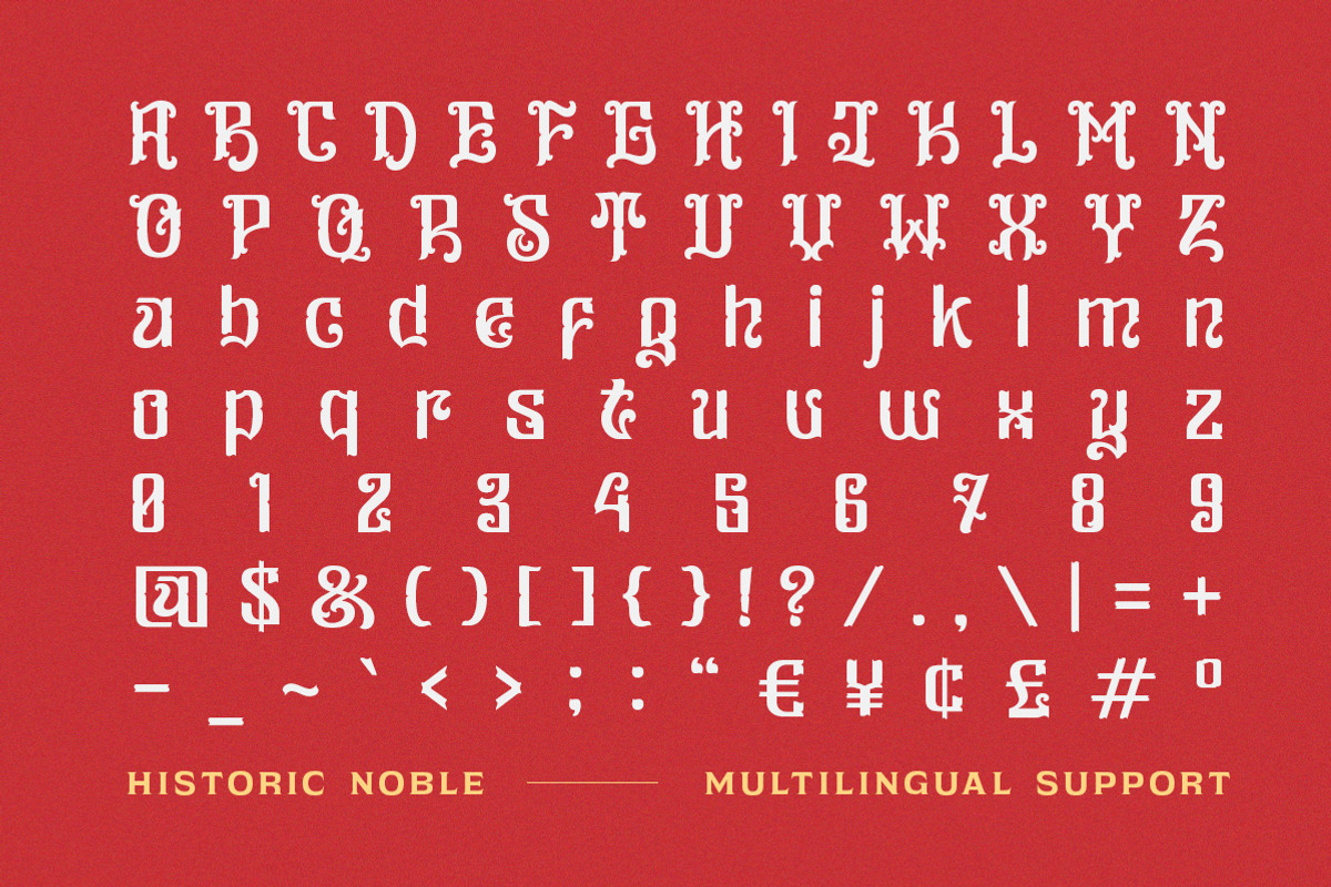 Historic Noble - Vintage Display, a Font by Typeskets (Photo 7 of 8)