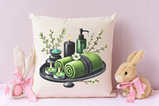 Spring spa day clipart, an Illustration by RobertsArt (Thumbnail 7 of 7)