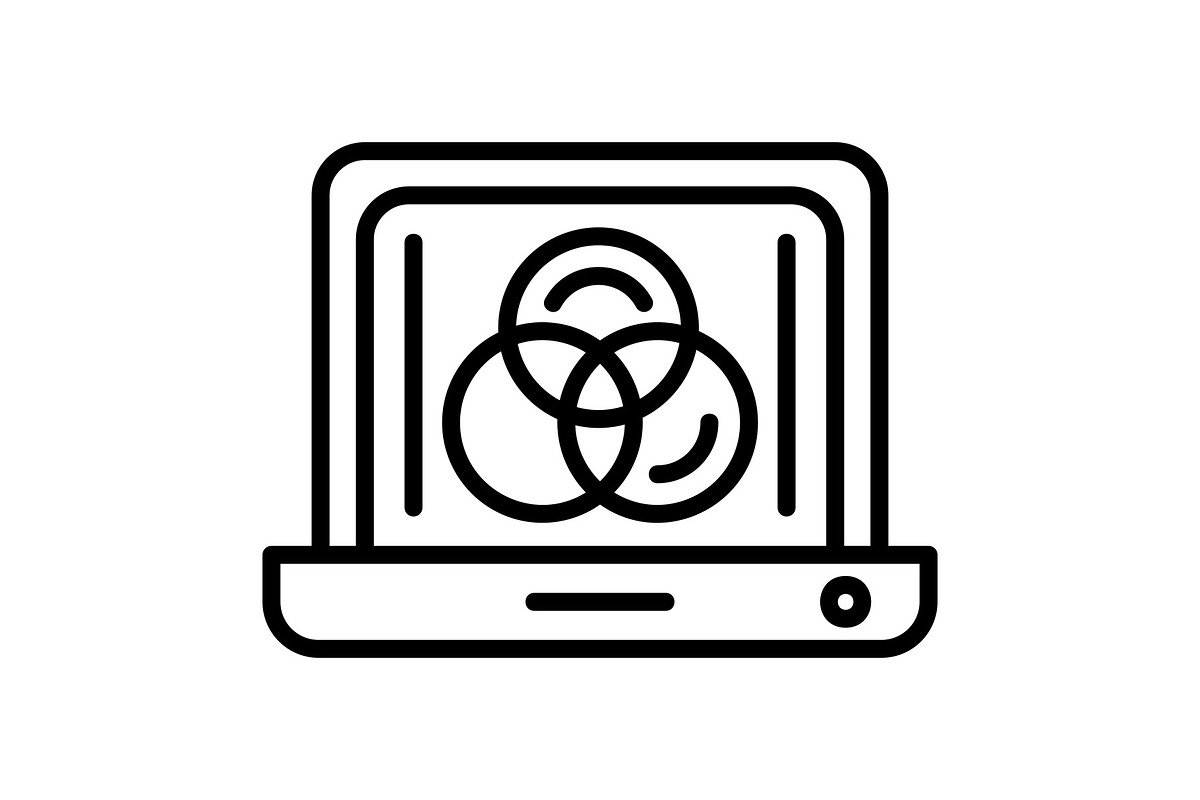 Cmyk Line Icon, an Icon by Pexelpy