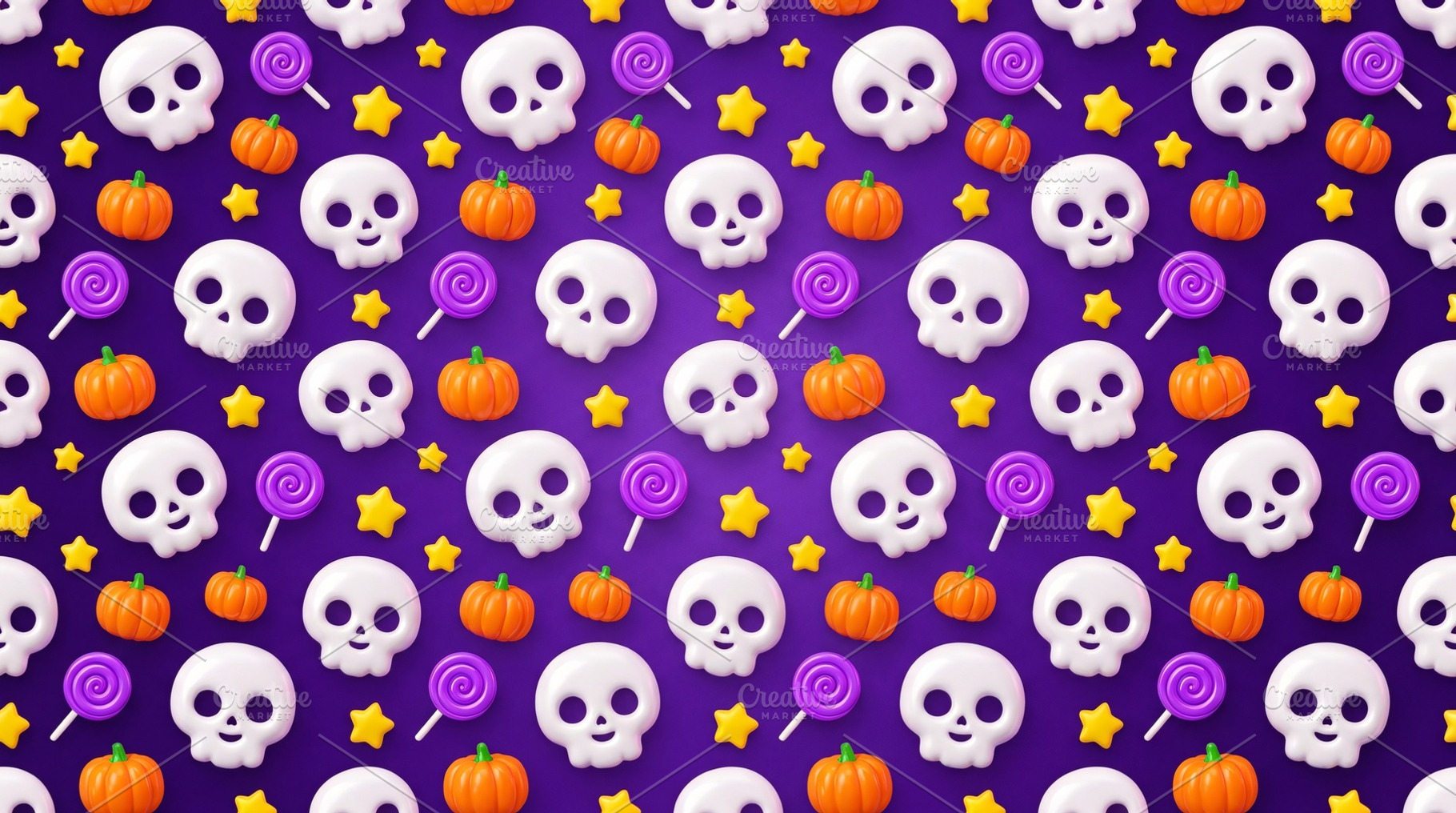 3D Gradient Halloween Background, a Holiday Photo by Rafoz
