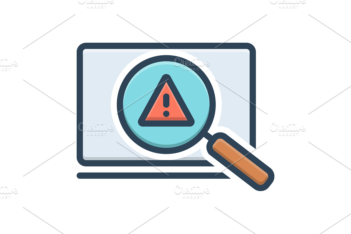 Threats attention color icon, a Duotone Icon by Creative priyanka