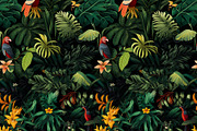 Jungle pattern, a Pattern Graphic by AlexandraTret (Thumbnail 1 of 3)