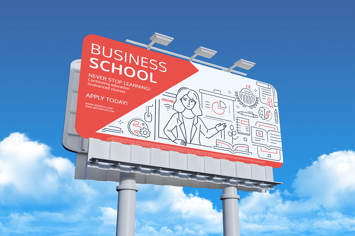 Education Line Illustrations Bundle, an iPhone Mockup by Boyko Pictures (Photo 7 of 12)