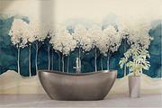 Abstract oil painting art wallpaper, a Wallpaper Graphic by fei long (Thumbnail 3 of 10)