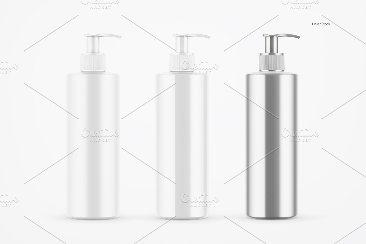Soap Bottle Mockups - Front View, a Pens & Pencil Mockup by HelenStock (Photo 7 of 8)