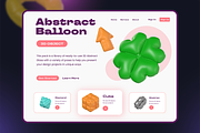 Abstract Balloon 3D, an Object 3D Model by kerismaker (Thumbnail 6 of 8)