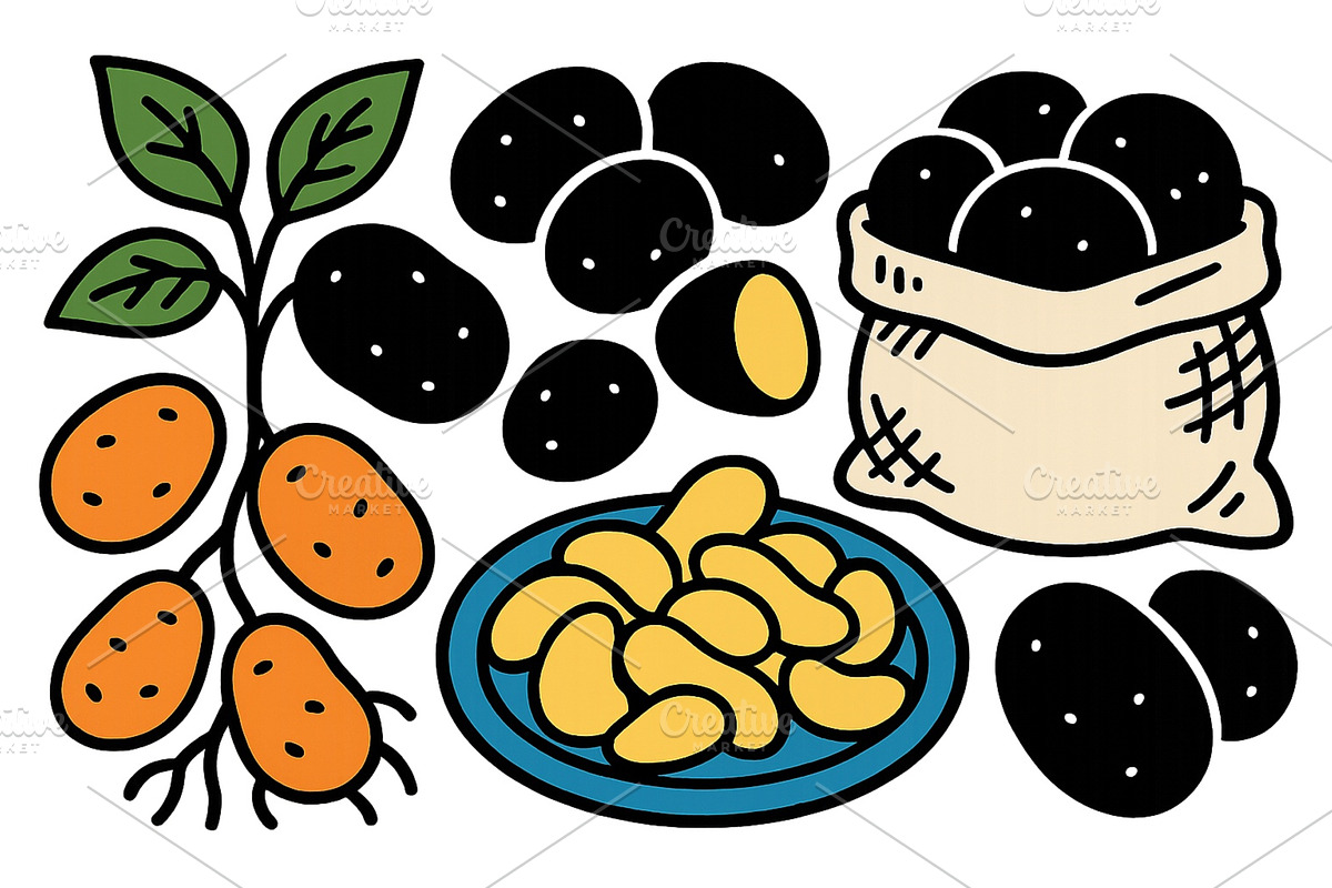 Colorful vector illustration of, a Food Illustration by ZinetroN