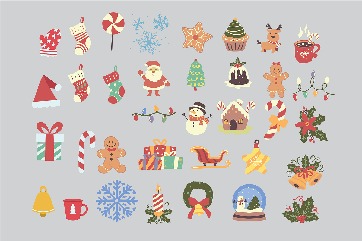 Clipart of Chirstmas, a Decorative Illustration by Berdansabersama (Photo 2 of 5)