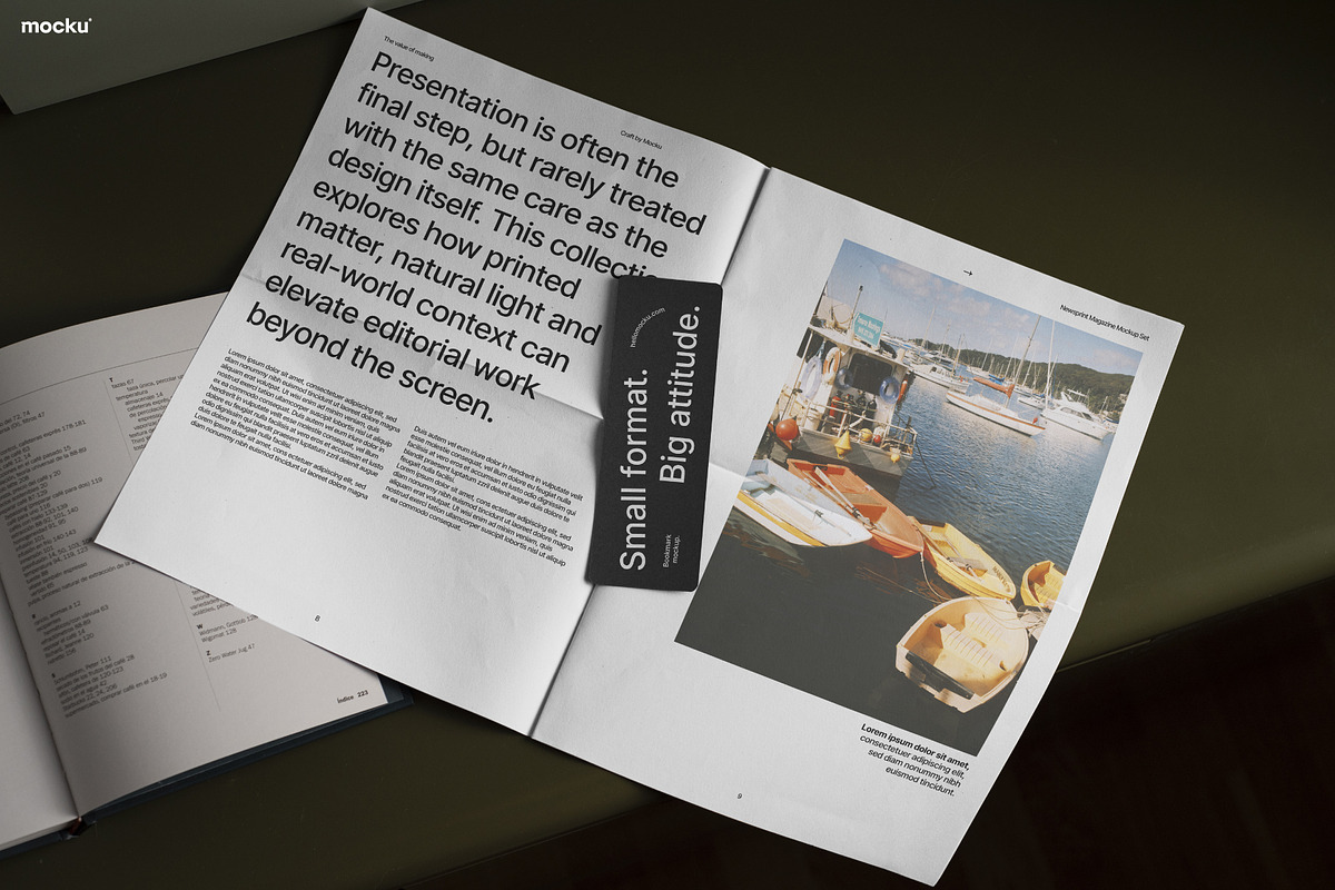 Bookmark Mockups Set, a Books & Magazine Mockup by Mocku (Photo 3 of 15)