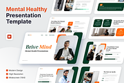 BriveMind - Mental Health Powerpoint, a Presentation Template by SquidPixey (Thumbnail 1 of 6)
