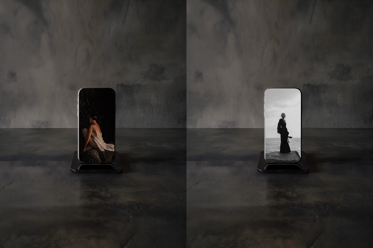 Mockup Bundle | Rich & Moody Vibes, a Device Mockup by The Ethical Agency (Photo 2 of 8)