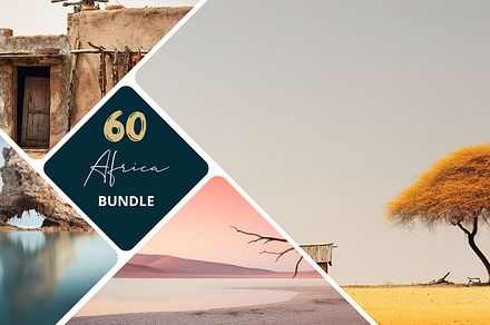 60 Africa landscape photo Bundle, a Nature Photo by Virgo Studio