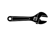 Adjustable Wrench Silhouette, a Graphic by hafijul (Thumbnail 8 of 10)