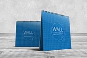 Wall Calendar Square Mock-Ups, a Mockup by Kongkow (Thumbnail 6 of 8)