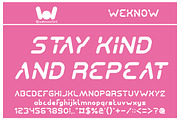 Stay Kind and Repeat font, a Font by weknow (Thumbnail 3 of 5)