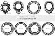 Badges and Rosettes Rustic Clipart, a Decorative Illustration by Century Library (Thumbnail 8 of 9)