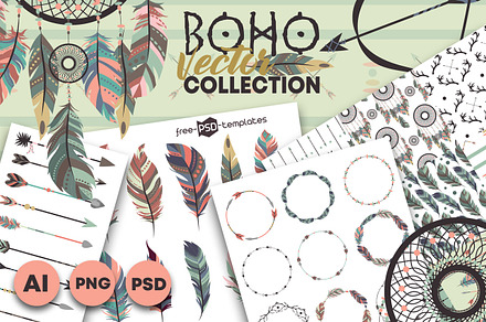 Boho Vector Collection